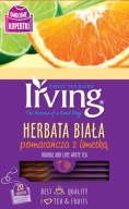 BIELY čaj s pomarančom a limetkou 20 obálok IRVING
