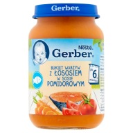 Gerber Večera Losos, zelenina v paradajkovej omáčke 190g