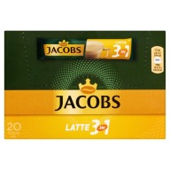 Jacobs Latte 3v1 instantná káva 20x12,5g