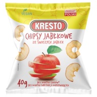Kresto Jablkové chipsy z čerstvých jabĺk 40g