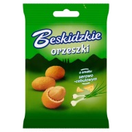 Beskyd oriešky obalené s príchuťou syra a cibule 70g Aksam