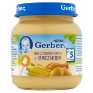 Nestlé Gerber Krém z ľahkej zeleniny s kuracím mäsom