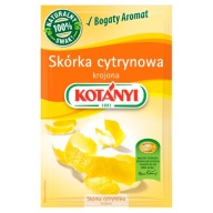 Kotanyi citróny CITRÓNOVÁ kôra rez 16 g Mega Chuť a Aróma