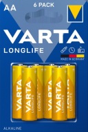 Varta AA alkalická batéria (R6) 6 ks.