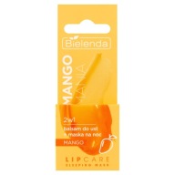 BIELENDA Lip Care Balzam na pery + Nočná maska ​​2v1 Mango Mania