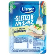 JEDNOTLIVÉ SLEDE V SMOTANOVEJ Omáčke 100g LISNER