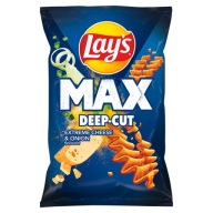 Lay's Maxx Zemiakové lupienky s príchuťou syra a cibule 120 g