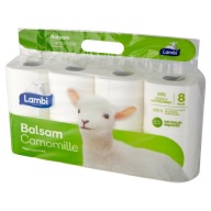 Lambi Balsam Camomille voňavý toaletný papier 8 roliek. 3 vrstvy Harmanček