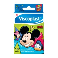 Detské náplasti Mickey and Friends Náplasti Viscoplast 10 kusov