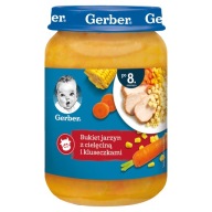 Gerber Obiadek Teľacie mäso, cestoviny, zelenina, zemiaky 190g