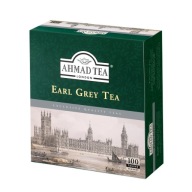 Čierny čaj EARL GREY Ahmad, 100 vrecúšok
