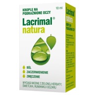 LACRIMAL NATURA zvlhčujúce očné kvapky 10ml x 1 fľaštička