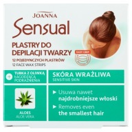 Joanna Facial depilačné pásiky s aloe 12 ks