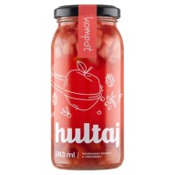 Ovocný kompót malina jablko rakytník s kúskami ovocia 283ml Hultaj