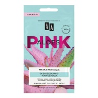 AA Aloes Pink čistiaca a hydratačná šumivá maska ​​2x4g