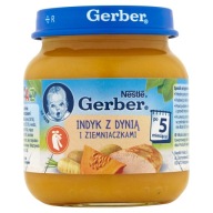 Gerber morka s tekvicou a zemiakmi po 5 mesiacoch