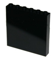 LEGO STENA, ČIERNY PANEL 1X6X5 ČÍSLO 59349