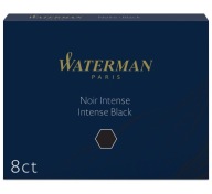 Náboje Waterman dlhé 8ks čierne S0110850