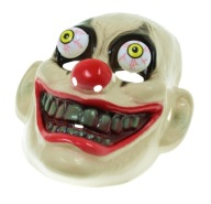 Strašidelná maska ​​klauna Halloweensky kostým klauna Zombie