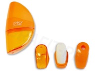 EASY DUO ORANŽOVÁ JEDNODUCHÁ BRÚSKA + GUMA
