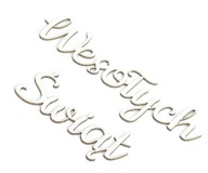 NÁPIS DECOUPAGE DEKOR KARTÓN Veselé Vianoce YD65