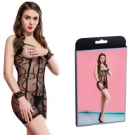 Priehľadné BODY, Sexy mini šaty S/L