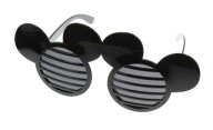 Mickey Mouse čierne žalúzie okuliare