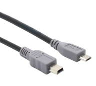MicroUSB Micro USB - Mini USB MiniUSB M/M 1M kábel