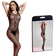 Body, bodystocking s kvetinovým vzorom S/L