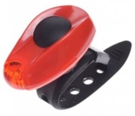 Zadné LED svetlo na bicykel pre cyklistickú prilbu Cr2032