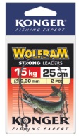 PRE ŠŤUKY CONGER TUNGSTEN LEADERS 25CM 10KG