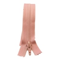YKK plastový zips 20 cm na RUŽOVÉ nohavice
