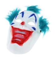 Prestrojenie masky Jokera za klauna Batmana halloween