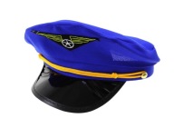 PILOTNÝ KLOBÚK Letecký kapitánsky klobúkový odev