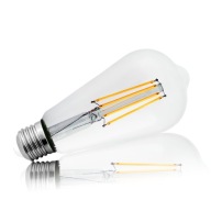 LED E27 vláknová 8W dekoratívna teplá žiarovka Edison