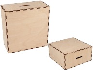 VEĽKÁ DREVENÁ BOX NA PRASIATKO DECOUPAGE V4