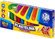 ASTRA školská plastelína 12+1 farieb 303115007