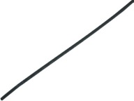 Teplom zmršťovacia bužírka, dĺžka 1m, priemer 6,4mm, čierna