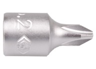 1/4'' ZÁSUVKA S KRÍŽOVÝM HROTOM č.2x 25mm