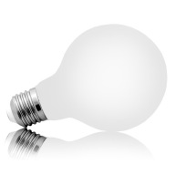 LED žiarovka E27 Filament 8W G80 žiarovka 8cm MILKY