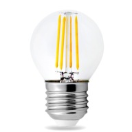 LED žiarovka E27 Filament 4W Edison G45 BALL 4000K ozdobná loftová girlanda
