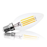 LED žiarovka E14 Filament 4W Edison C35 CANDLE
