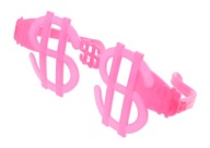 Veľké spoločenské okuliare DOLLAR PINK