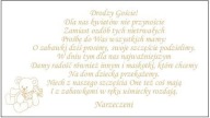 VLOŽKY s básňou na svadobné oznámenia 25 ks.