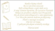VLOŽKY s básňou na svadobné oznámenia 25 ks.