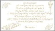VLOŽKY s básňou na svadobné oznámenia 25 ks.