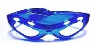 Okuliare SPIDER ŽIARENÁ párty gadget COLORS