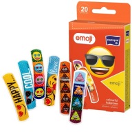 SADA NÁŠIVOK S PREVOZMI PRE DETI Matopat Emoji 19x76mm 20 ks.
