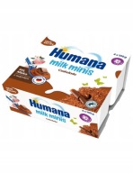 HUMANA Mliečno-čokoládový dezert 4x100g