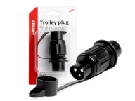 AMiO PLUG Elektrická zástrčka 3 PIN 3-kolíkový konektor AMIO-03213